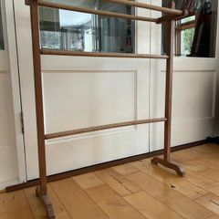 Antique Wooden Towel Rail