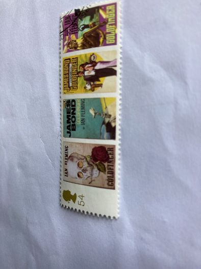 James Bond stamp