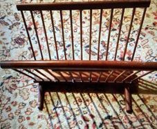 Vintage Wooden newspaper/magazine rack