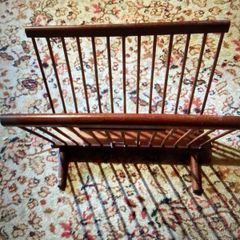 Vintage Wooden newspaper/magazine rack