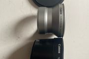 Canon TC-DC58D 1.4x Tele Converter Lens &amp; LA-DC58D Adapter Bundle with Pouch