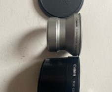 Canon TC-DC58D 1.4x Tele Converter Lens & LA-DC58D Adapter Bundle with Pouch