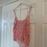 Primark Orange & Pink Floral Top Image 9