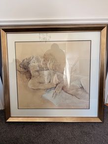 Artwork pencil/chalk/water colour