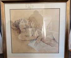 Artwork pencil/chalk/water colour
