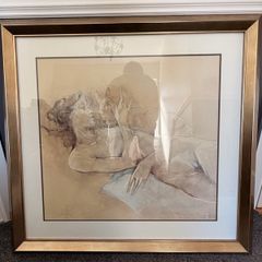Artwork pencil/chalk/water colour