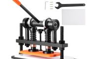 Leather Cutting Machine, 25.9 x 12 cm Embossing Plate Manual Die Cutter, 1.2 cm Pressure