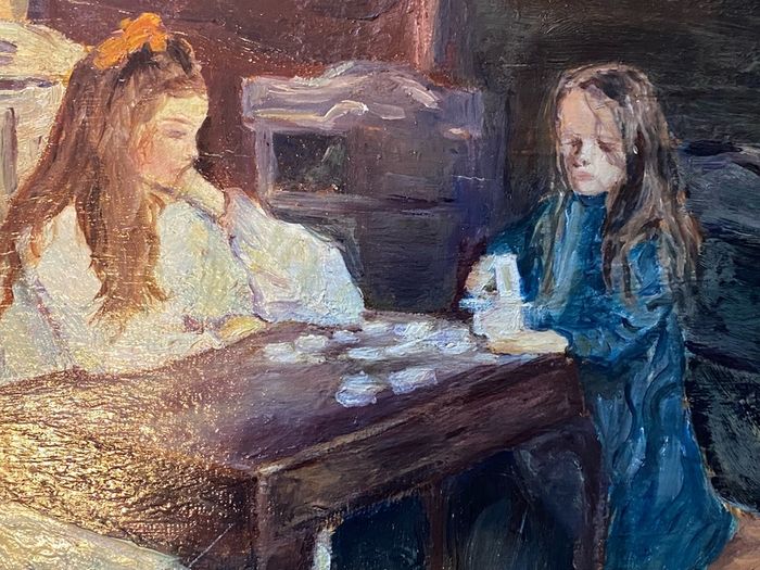 painting  signed  N Harrington