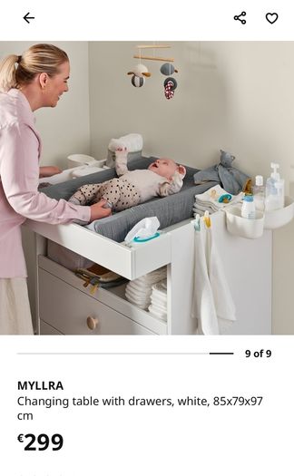 IKEA Myllra Changing Table