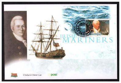 2003 Ireland Irish Mariners Commemorative Stamp Miniature Sheet An Post First Day Cover (FDC)