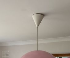 Pendant kitchen pink lamp shade