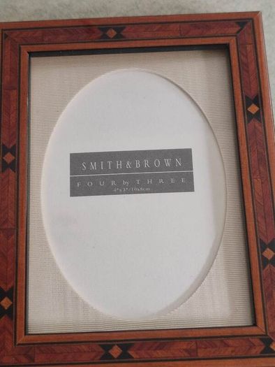 NEW Addison Ross London Wood Marquetry Hinged Double Photo Frame Addison Ross