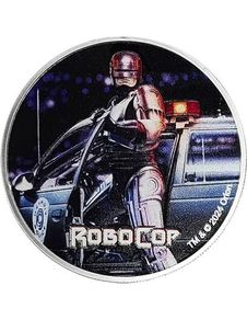 2024 Fiji 50 Cents 1 oz Coloured Silver Bullion Coin - RoboCop BU (In Capsule)