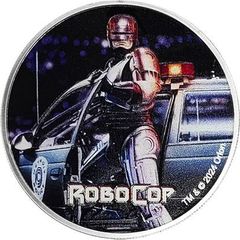 2024 Fiji 50 Cents 1 oz Coloured Silver Bullion Coin - RoboCop BU (In Capsule)