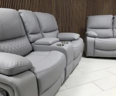 Rita.Sofa 3+2, recliner in different colors