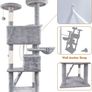 SALE | Cat Tree, 151cm Cat Scratching Post Stable Cat Tower for Large Cat, Activity Centre Cat Climbing Tree with 2 Cat House, Hammock, 4 Sisal Posts, Ladder, and Rest Place for Indoor Cat Image 6