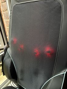 HoMedics Shiatsu & Rolling Heated Back Massager Seat Cushion with Remote