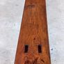 Set Of Two Antique French Solid oak Benches very sturdy  strong and solid Beautiful Patina Image 4