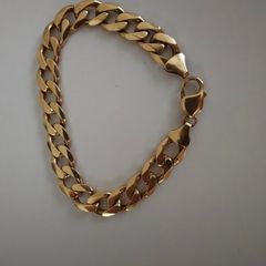 9k ct Gold Cuban Bracelet 32.9 grams