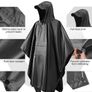 Waterproof Poncho Adult Big Size Lightweight Reusability Waterproof Ponchos for Men and Women Suitable for Outdoor Hiking Camping Cycling Traveling Waterproof Raincoat Image 6