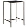 5 Piece Garden Bar Set Poly Rattan Brown Image 2