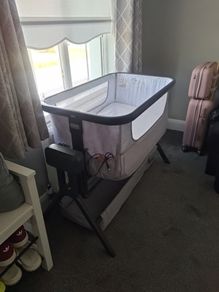 Baby Elegance Co-Glide Electric Bedside Crib