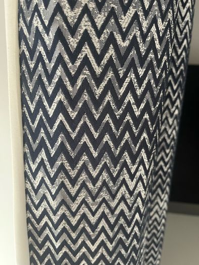 Navy curtains
