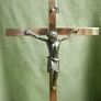 Vintage 13" Brass Crucifix Image 4