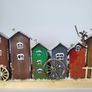 Handcrafted wooden village! Image 10