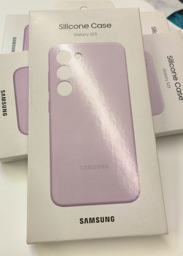 Samsung Original Silicone Cover Case For Samsung GALAXY S23 Soft Shockproof Shell Phone Case Cover