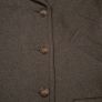 Marks & Spencer Dark Olive Green Textured Button Up Wool Peacoat Short Coat 18UK/46EU Image 4