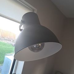 ikea grey tall lamp
