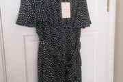 Emily and Me Navy Polka Dot Dress