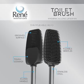 Silicone Flexible Hygienic Toilet Brush