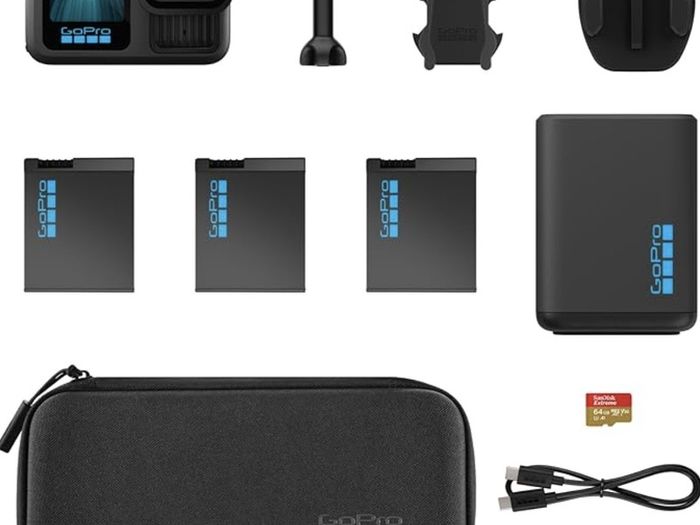 GoPro Hero 13, Endurance Bundle 3X Batteries