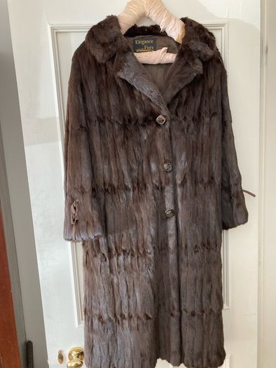 Real fur coat