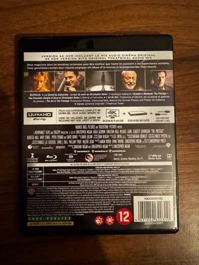 The Prestige 4K Bluray