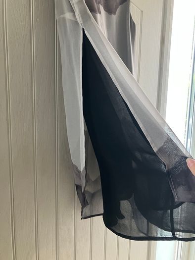 Mint Velvet Chiffon A Line Dress Size UK12