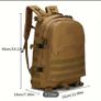 Black Waterproof Tactical Backpack - Large Capacity Multifunctional Tactical Backpack/Bag/Rucksack/Outdoor Bag Image 3