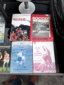 collection of football books