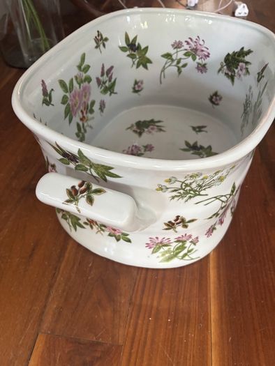 Antique Victorian Large Ironstone Ware Oblong Planter