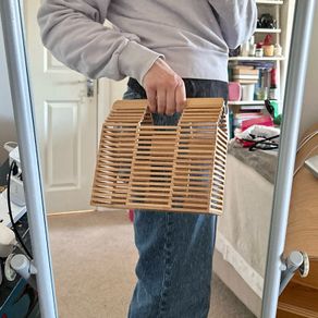 Bamboo Handbag Basket
