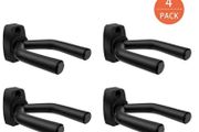 4 x Guitar Hanger  FREE POSTAGE Hook up Holder Wall Mount Bracket Ukulele Bass Violin Banjo