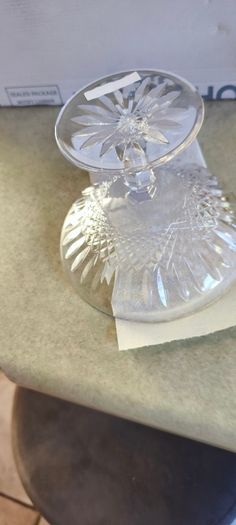 Fine Quality Crystal Tazza Bohemia Crystal