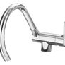 Roca Foldable Kitchen Sink Mixer Chrome Spout Image 2