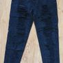 Ripped Black Jeans   Size 8 Image 3