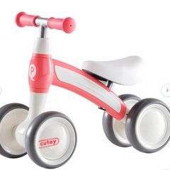QPlay Cutey Balance Bike Pink Excellent Condition