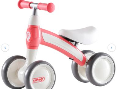 QPlay Cutey Balance Bike Pink Excellent Condition