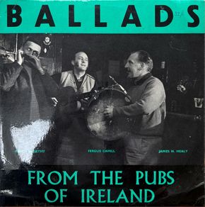 Ballads from the Pubs of Ireland. Rare release featuring Denis McCarthy, Fergus Cahill and James Healy. Vinyl is absolutely immaculate and looks unplayed. Cover is in really good condition also.
