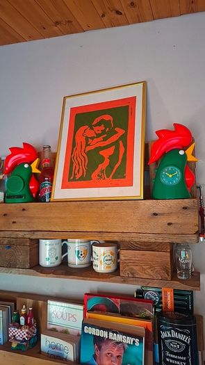 1990s kelloggs rooster alarm clock..